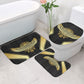 Egypt BA Bathroom Set Winged Pharaoh Hieroglyphic Patterns