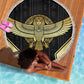 Egypt BA Beach Blanket Winged Pharaoh Hieroglyphic Patterns