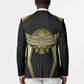 Egypt BA Blazer Winged Pharaoh Hieroglyphic Patterns