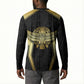 Egypt BA Button Sweatshirt Winged Pharaoh Hieroglyphic Patterns