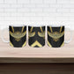 Egypt BA Ceramic Mug Winged Pharaoh Hieroglyphic Patterns