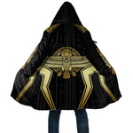 Egypt BA Cloak Winged Pharaoh Hieroglyphic Patterns