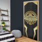 Egypt BA Door Cover Winged Pharaoh Hieroglyphic Patterns