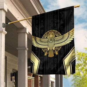Egypt BA Garden Flag Winged Pharaoh Hieroglyphic Patterns