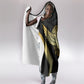 Egypt BA Hooded Blanket Winged Pharaoh Hieroglyphic Patterns