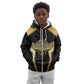 Egypt BA Kid Hoodie Winged Pharaoh Hieroglyphic Patterns