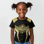 Egypt BA Kid T shirt Winged Pharaoh Hieroglyphic Patterns