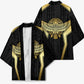 Egypt BA Kimono Winged Pharaoh Hieroglyphic Patterns
