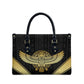 Egypt BA Leather Bag Winged Pharaoh Hieroglyphic Patterns