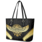 Egypt BA Leather Tote Bag Winged Pharaoh Hieroglyphic Patterns