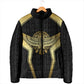 Egypt BA Padded Jacket Winged Pharaoh Hieroglyphic Patterns