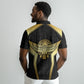 Egypt BA Polo Shirt Winged Pharaoh Hieroglyphic Patterns DT05