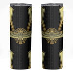 Egypt BA Skinny Tumbler Winged Pharaoh Hieroglyphic Patterns