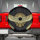Egypt BA Spare Tire Cover Winged Pharaoh Hieroglyphic Patterns