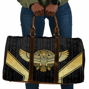 Egypt BA Travel Bag Winged Pharaoh Hieroglyphic Patterns