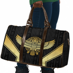 Egypt BA Travel Bag Winged Pharaoh Hieroglyphic Patterns