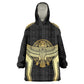 Egypt BA Wearable Blanket Hoodie Winged Pharaoh Hieroglyphic Patterns