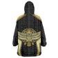 Egypt BA Wearable Blanket Hoodie Winged Pharaoh Hieroglyphic Patterns