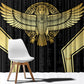 Egypt BA Window Curtain Winged Pharaoh Hieroglyphic Patterns