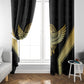 Egypt BA Window Curtain Winged Pharaoh Hieroglyphic Patterns