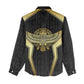 Egypt BA Women Casual Shirt Winged Pharaoh Hieroglyphic Patterns