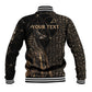 Personalized Egyptian God Anubis Baseball Jacket Jackal Headed Deity Ancient Egypt Mythology Gilded