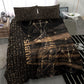 Egyptian God Anubis Bedding Set Jackal Headed Deity Ancient Egypt Mythology Gilded