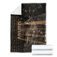 Egyptian God Anubis Blanket Jackal Headed Deity Ancient Egypt Mythology Gilded