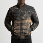 Personalized Egyptian God Anubis Bomber Puffer Jacket Jackal Headed Deity Ancient Egypt Mythology Gilded