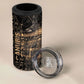 Personalized Egyptian God Anubis 4 in 1 Can Cooler Tumbler Jackal Headed Deity Ancient Egypt Mythology Gilded