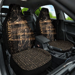 Egyptian God Anubis Car Seat Cover Jackal Headed Deity Ancient Egypt Mythology Gilded