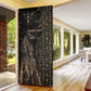 Personalized Egyptian God Anubis Door Cover Jackal Headed Deity Ancient Egypt Mythology Gilded