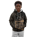 Personalized Egyptian God Anubis Kid Hoodie Jackal Headed Deity Ancient Egypt Mythology Gilded