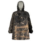 Personalized Egyptian God Anubis Kid Wearable Blanket Hoodie Jackal Headed Deity Ancient Egypt Mythology Gilded