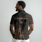 Personalized Egyptian God Anubis Polo Shirt Jackal Headed Deity Ancient Egypt Mythology Gilded DT05