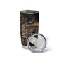 Personalized Egyptian God Anubis Tumbler Cup Jackal Headed Deity Ancient Egypt Mythology Gilded