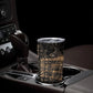 Personalized Egyptian God Anubis Tumbler Cup Jackal Headed Deity Ancient Egypt Mythology Gilded