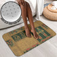 Egyptian God Osiris Bathroom Set Green Pharaonic Hieroglyphic Patterns