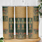 Egyptian God Osiris Skinny Tumbler Green Pharaonic Hieroglyphic Patterns