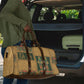Egyptian God Osiris Travel Bag Green Pharaonic Hieroglyphic Patterns