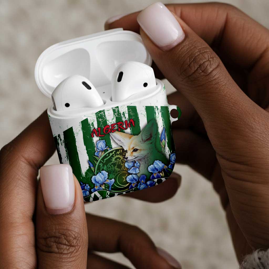 Algeria AirPods Case Fennec And Iris Grunge Style - African Pride