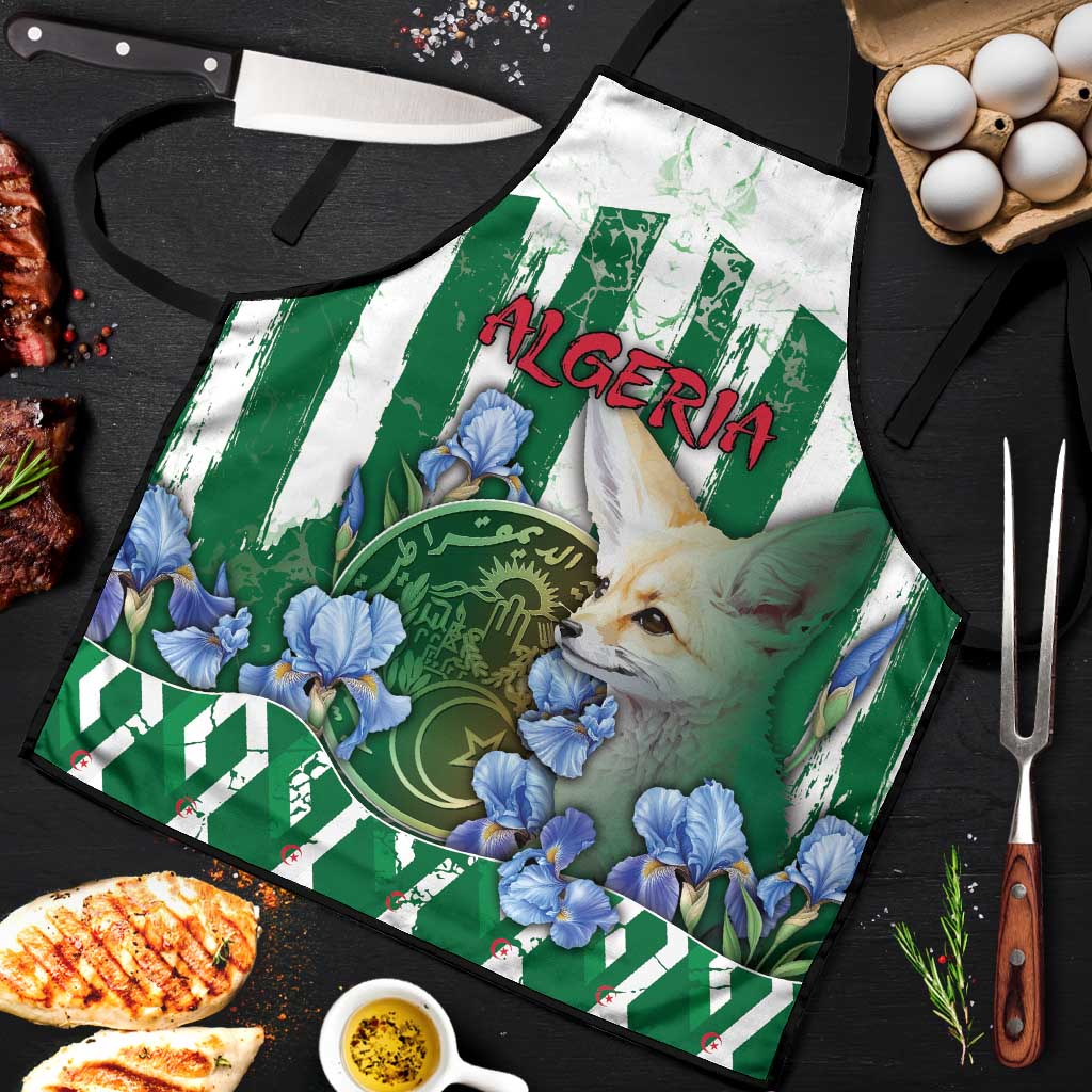 Algeria Apron Fennec And Iris Grunge Style - African Pride