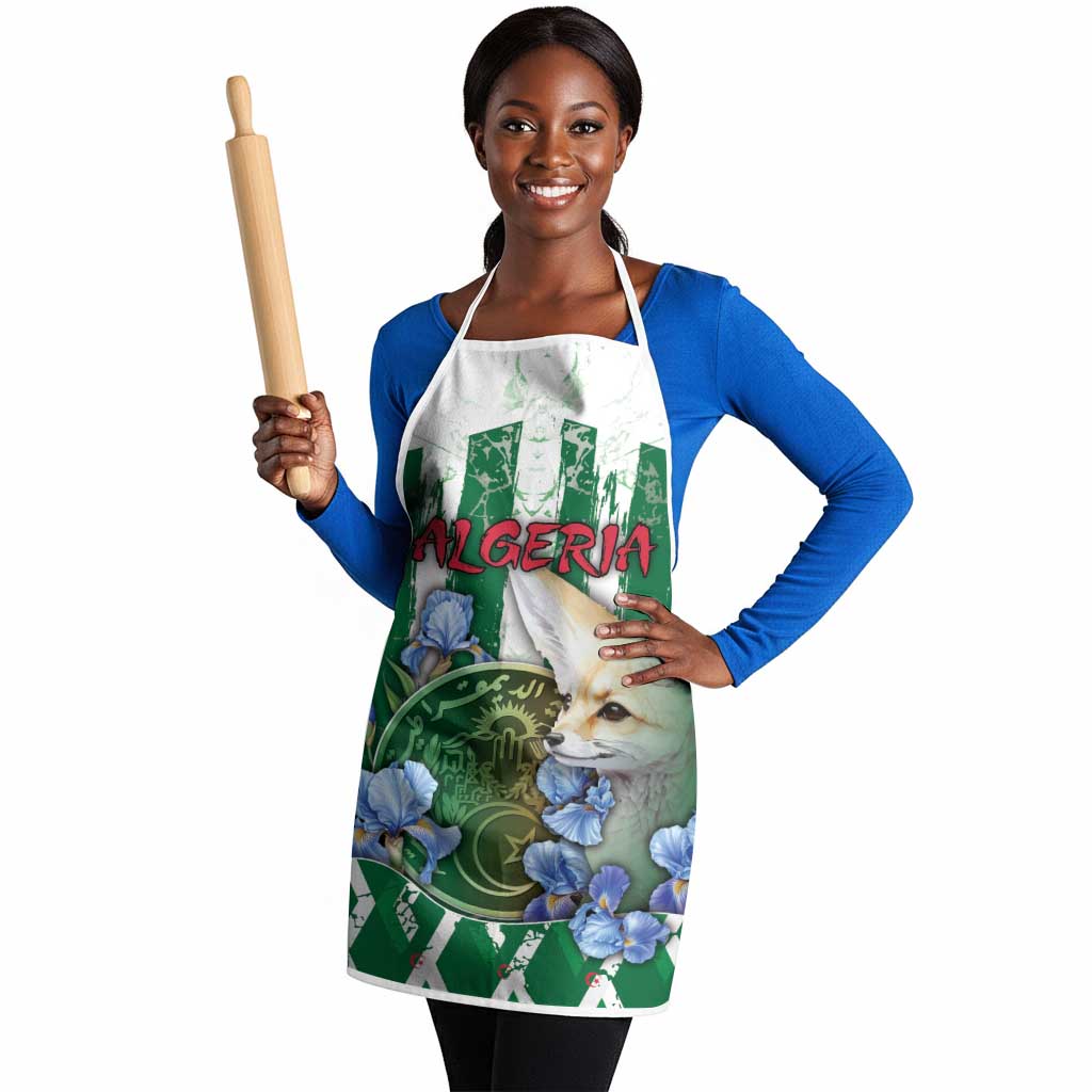 Algeria Apron Fennec And Iris Grunge Style - African Pride