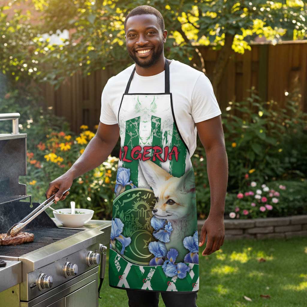 Algeria Apron Fennec And Iris Grunge Style - African Pride