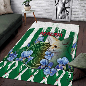 Algeria Area Rug Fennec And Iris Grunge Style - African Pride
