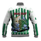Personalized Algeria Baseball Jacket Fennec And Iris Grunge Style - African Pride
