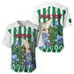 Personalized Algeria Baseball Jersey Fennec And Iris Grunge Style - African Pride