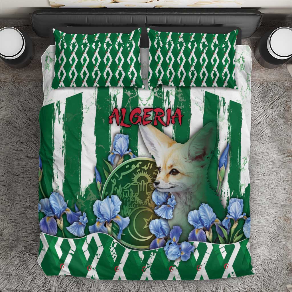 Algeria Bedding Set Fennec And Iris Grunge Style - African Pride