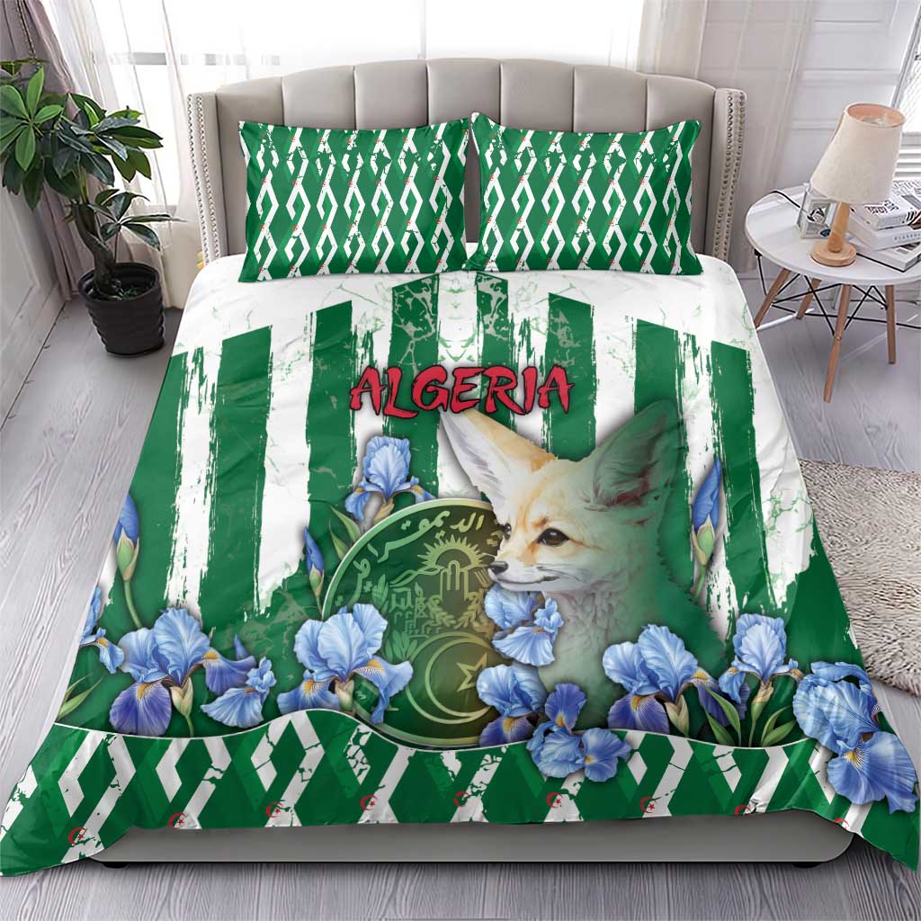 Algeria Bedding Set Fennec And Iris Grunge Style - African Pride
