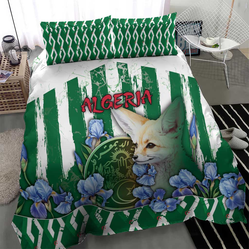 Algeria Bedding Set Fennec And Iris Grunge Style - African Pride